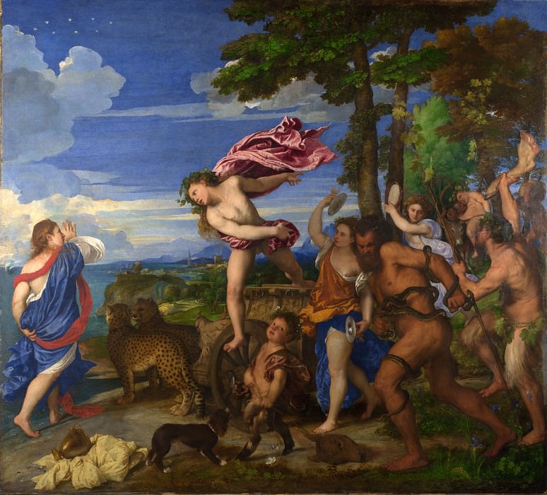Bacchus and Ariadne. Titian (Tiziano Vecellio)