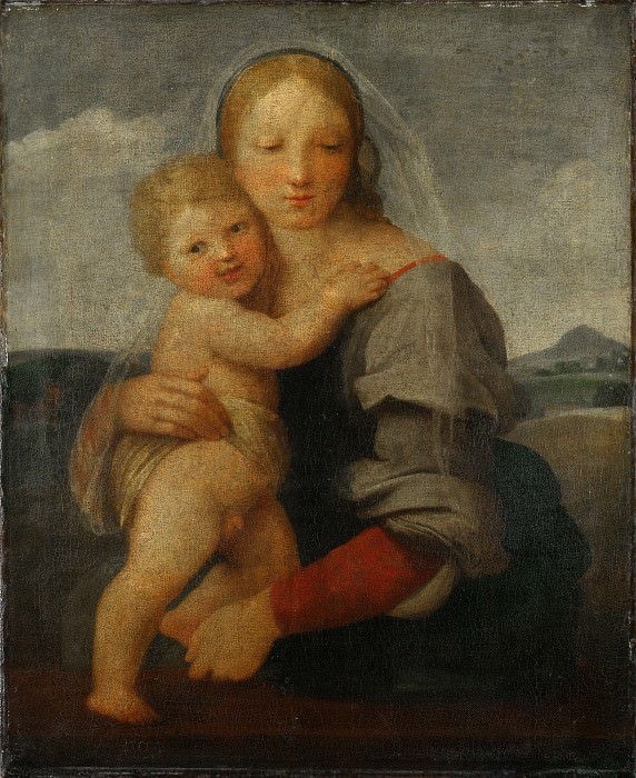 The Madonna and Child (The Mackintosh Madonna). Raffaello Sanzio da Urbino) Raphael (Raffaello Santi