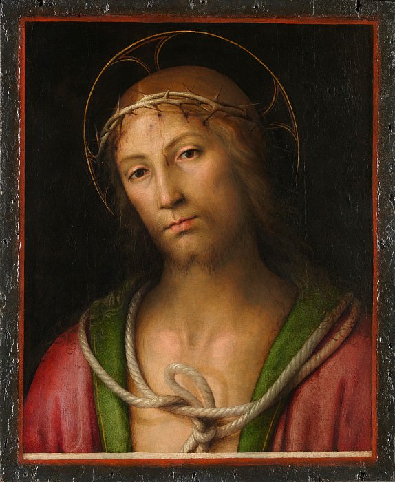 Pietro Perugino - Christ Crowned with Thorns. Part 6 National Gallery UK