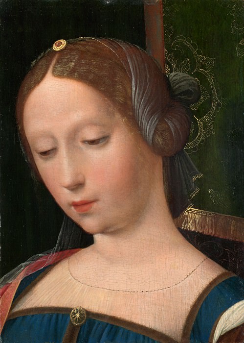 the Workshop of the Master of the Female Half-Lengths – A Female Head, Part 6 National Gallery UK