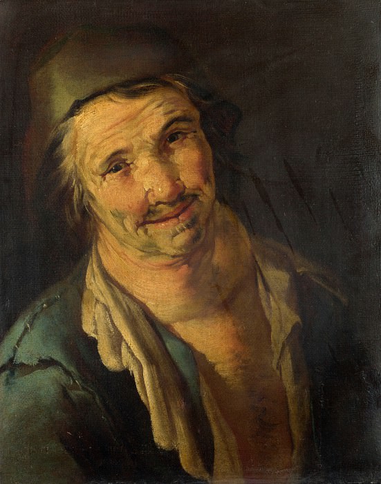 Джакомо Франческо Киппер (манера) - Голова мужчины в голубом. Часть 6 Национальная галерея