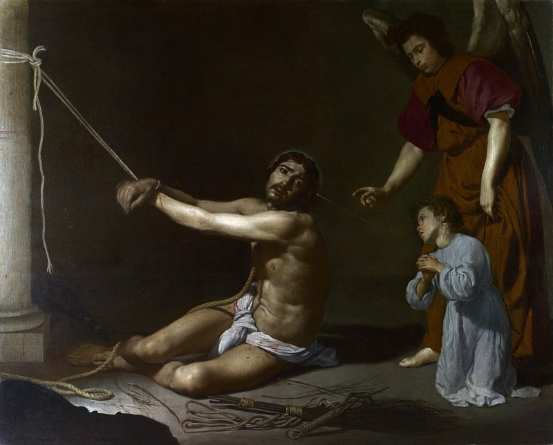 Diego Velazquez - Christ contemplated by the Christian Soul. Part 2 National Gallery UK