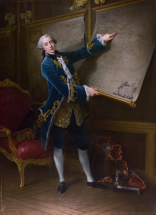 The Comte de Vaudreuil. Francois-Hubert Drouais