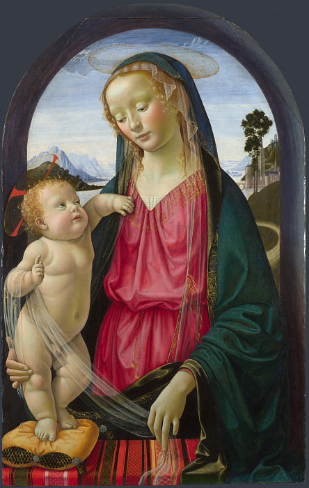 Domenico Ghirlandaio - The Virgin and Child. Part 2 National Gallery UK