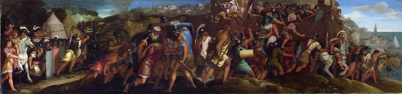 Follower of Giulio Romano - The Attack on Cartagena. Part 2 National Gallery UK