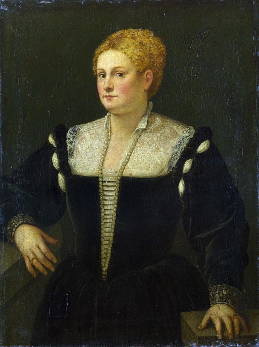 Follower of Titian - Portrait of a Woman (perhaps Pellegrina Morosini Capello). Part 2 National Gallery UK