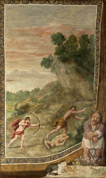 Domenichino and assistants – Apollo killing the Cyclops, Part 2 National Gallery UK