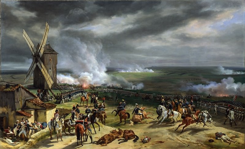 The Battle of Valmy. Horace Vernet