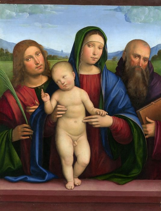 Франческо Франча - Мадонна с Младенцем и двумя святыми. Часть 2 Национальная галерея