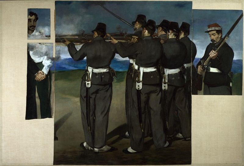 The Execution of Maximilian. Édouard Manet