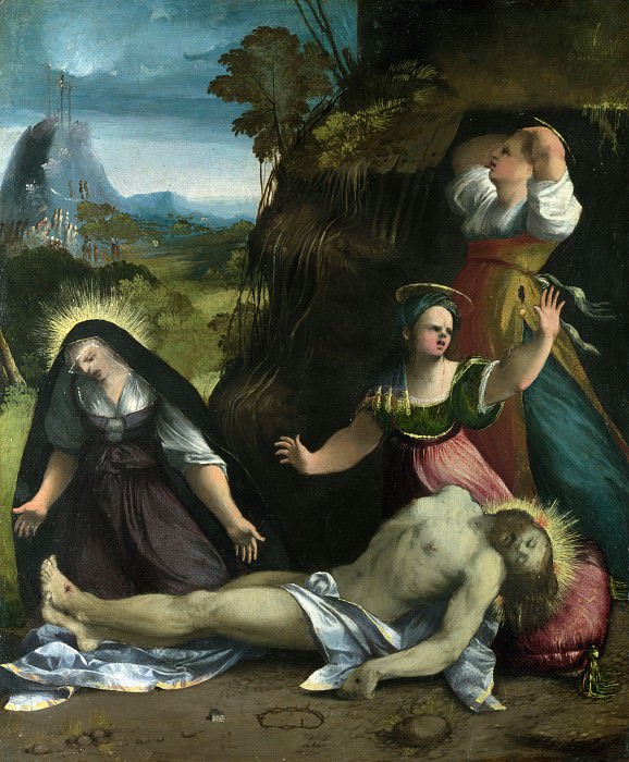 Dosso Dossi - Lamentation over the Body of Christ. Part 2 National Gallery UK