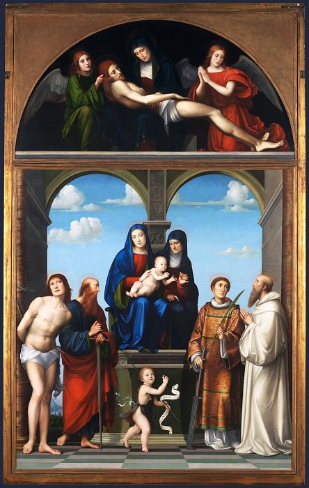 Франческо Франча - Алтарь святой Анны из Сан Фредиано, Лукка. Часть 2 Национальная галерея