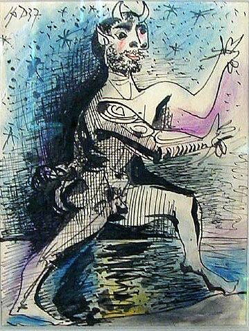 1937 Taureau, Пабло Пикассо (1881-1973) Период: 1931-1942
