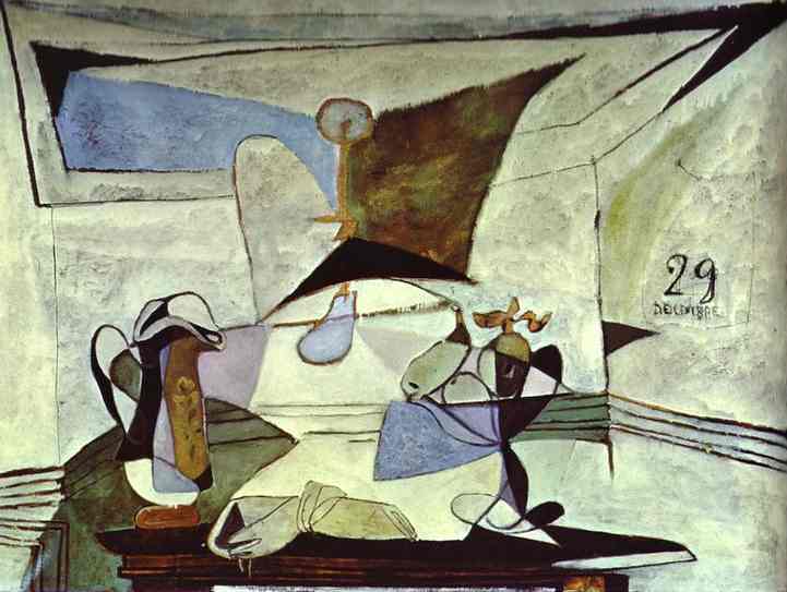 1936 Nature morte Е la lampe. Пабло Пикассо (1881-1973) Период: 1931-1942