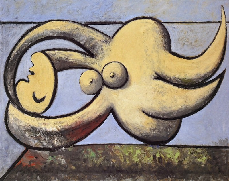 1932 Femme nue couchВe. Pablo Picasso (1881-1973) Period of creation: 1931-1942 (Nu couchВ)