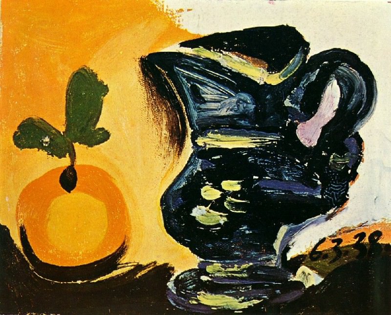 1938 Nature morte au pichet, Pablo Picasso (1881-1973) Period of creation: 1931-1942