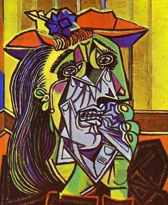 Плачущая женщина. Пабло Пикассо (1881-1973) Период: 1931-1942