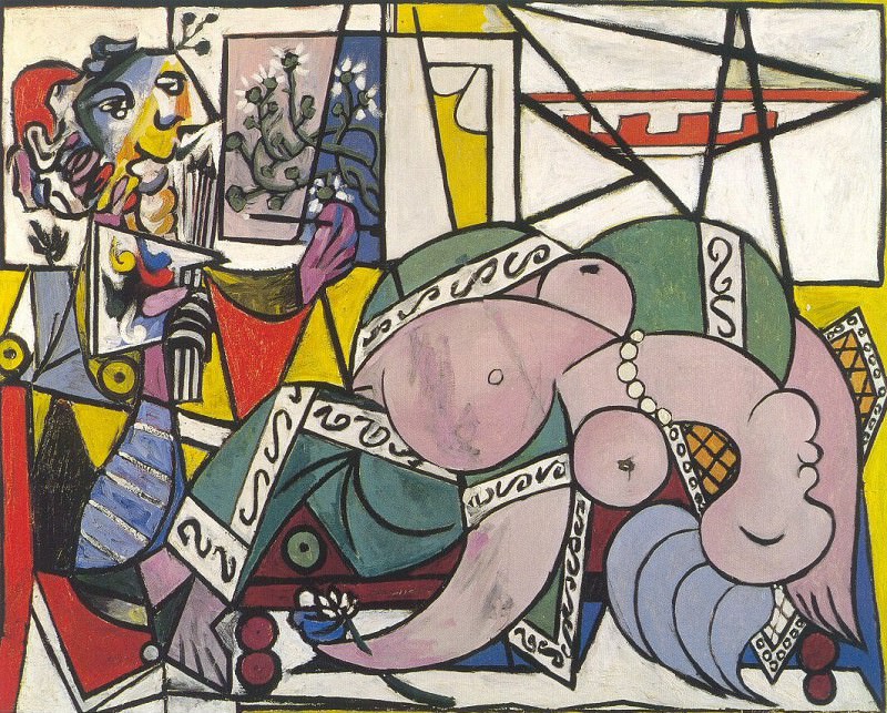 1934 Latelier (Deux personnages). Пабло Пикассо (1881-1973) Период: 1931-1942
