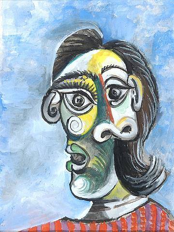 1939 Portrait de Dora Maar 4. Пабло Пикассо (1881-1973) Период: 1931-1942