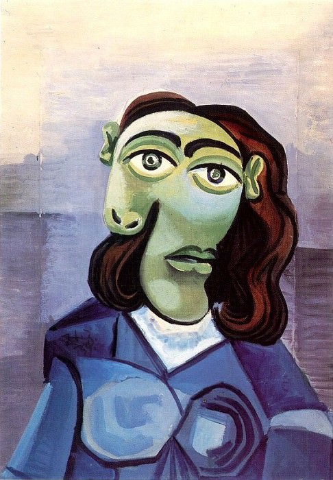 1939 Portrait de Dora Maar aux yeux bleus. Pablo Picasso (1881-1973) Period of creation: 1931-1942