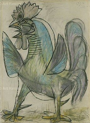 1938 Le coq 2, Пабло Пикассо (1881-1973) Период: 1931-1942