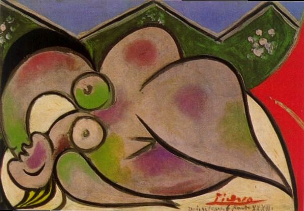 1932 Nu couchВ4. Pablo Picasso (1881-1973) Period of creation: 1931-1942