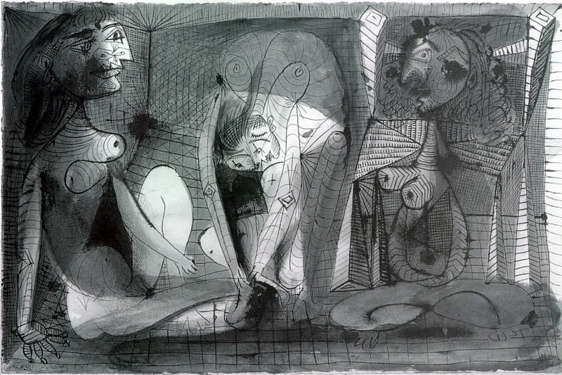 1938 Trois femmes. Pablo Picasso (1881-1973) Period of creation: 1931-1942