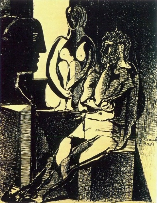 1931 Latelier du sculpteur. Пабло Пикассо (1881-1973) Период: 1931-1942