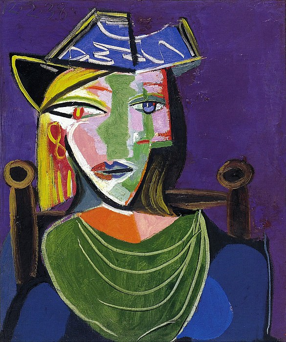 1938 Portrait de femme au col vert (Marie-ThВrКse Walter). Pablo Picasso (1881-1973) Period of creation: 1931-1942