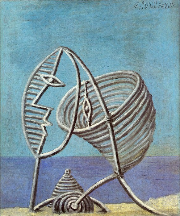 1936 Portrait de jeune fille 1, Pablo Picasso (1881-1973) Period of creation: 1931-1942