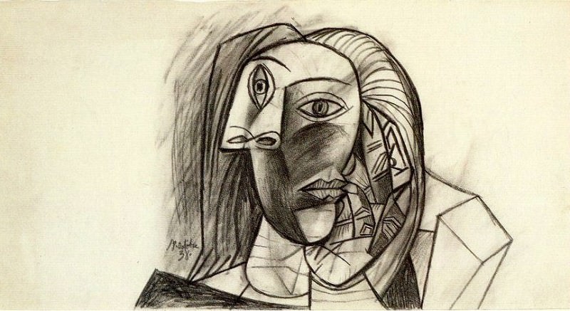 1938 TИte de femme 1. Пабло Пикассо (1881-1973) Период: 1931-1942