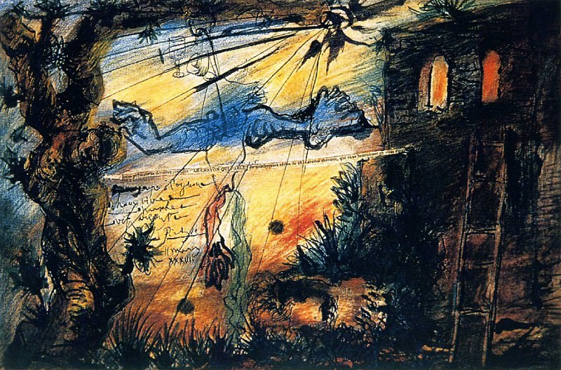 1936 Le crayon qui parle . . .. Пабло Пикассо (1881-1973) Период: 1931-1942