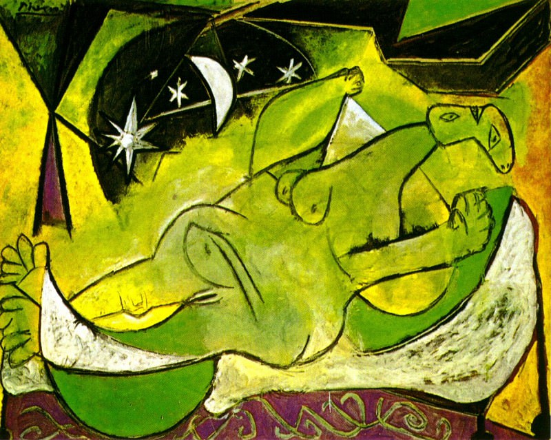 1936 Femme nue couchВe. Пабло Пикассо (1881-1973) Период: 1931-1942 (Nu ВtoilВ)