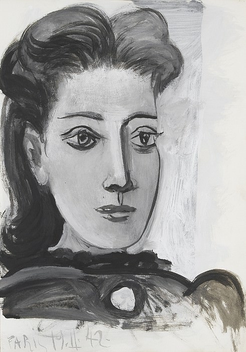 1942 Portrait de Dora Maar 2. Pablo Picasso (1881-1973) Period of creation: 1931-1942