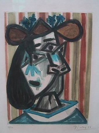 1939 Portrait de Dora Maar 3. Пабло Пикассо (1881-1973) Период: 1931-1942