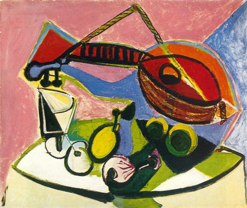1938 Nature morte Е linstrument de musique. Pablo Picasso (1881-1973) Period of creation: 1931-1942
