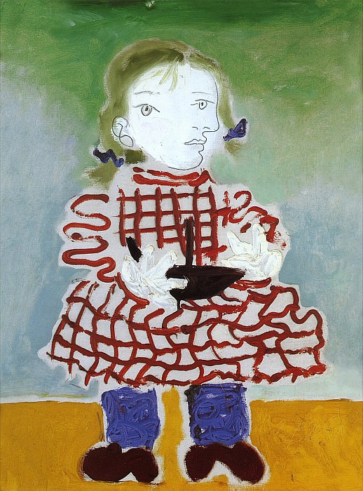 1938 Maya en tablier rouge. Pablo Picasso (1881-1973) Period of creation: 1931-1942