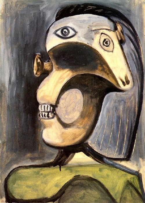 1940 Buste de figure fВminine 1. Пабло Пикассо (1881-1973) Период: 1931-1942