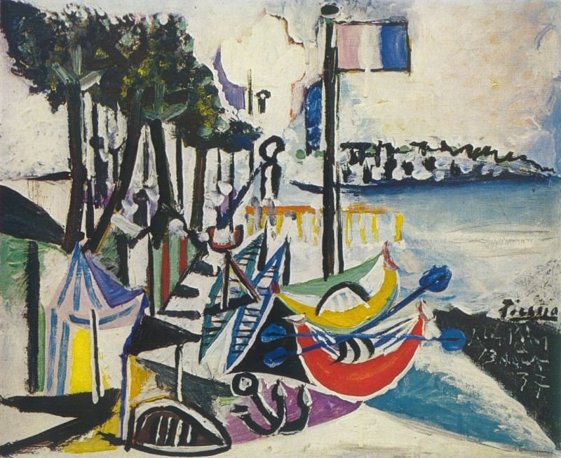 1937 Paysage de Juan-les-Pins, Pablo Picasso (1881-1973) Period of creation: 1931-1942