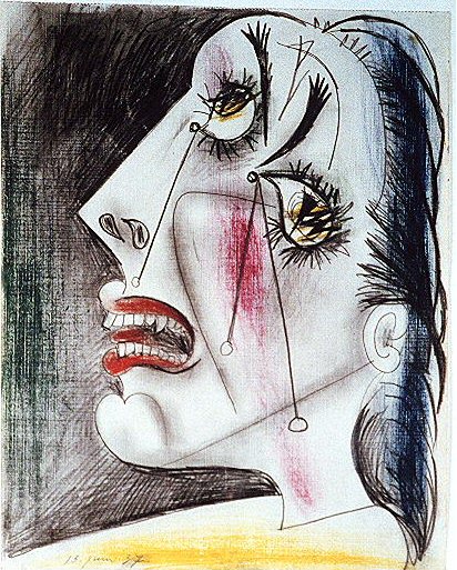 1937 La femme qui pleure 1. Пабло Пикассо (1881-1973) Период: 1931-1942
