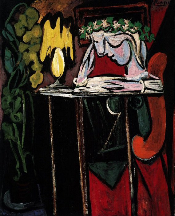 1934 Femme Вcrivant (Marie-Thérèse Walter). Пабло Пикассо (1881-1973) Период: 1931-1942