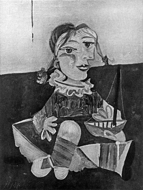 1938 Maya au bateau 1. Pablo Picasso (1881-1973) Period of creation: 1931-1942