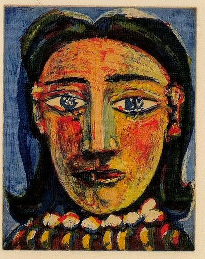 1939 TИte de femme I (C) (Portrait de Dora Maar). Пабло Пикассо (1881-1973) Период: 1931-1942