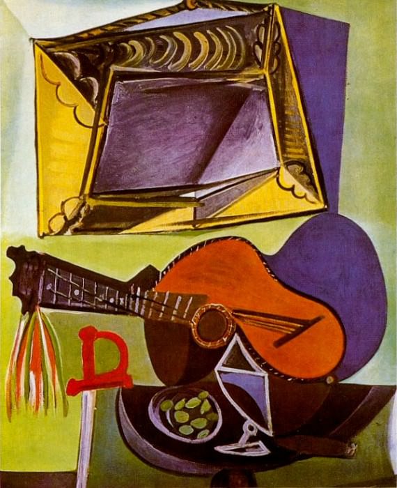 1942 Nature morte Е la guitare, Pablo Picasso (1881-1973) Period of creation: 1931-1942