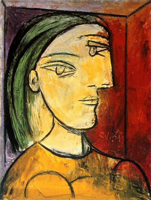 1938 Portrait de Marie-Thérèse Walter. Пабло Пикассо (1881-1973) Период: 1931-1942
