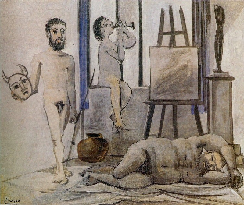 1942 Nus masculins. Pablo Picasso (1881-1973) Period of creation: 1931-1942