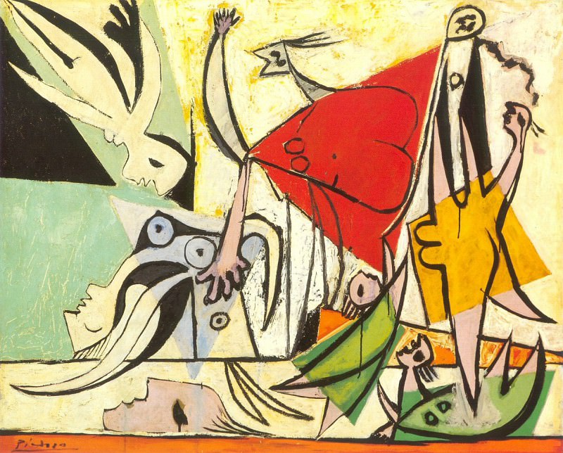 1932 Femmes et enfants au bord de la mer (Le sauvetage). Пабло Пикассо (1881-1973) Период: 1931-1942