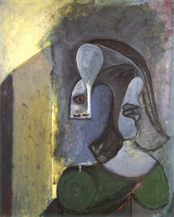 1939 TИte de femme aux deux profils. Pablo Picasso (1881-1973) Period of creation: 1931-1942