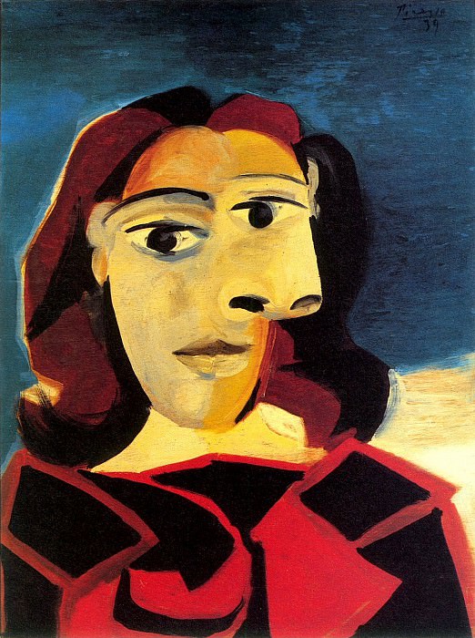 1939 Portrait de Dora Maar 6. Pablo Picasso (1881-1973) Period of creation: 1931-1942