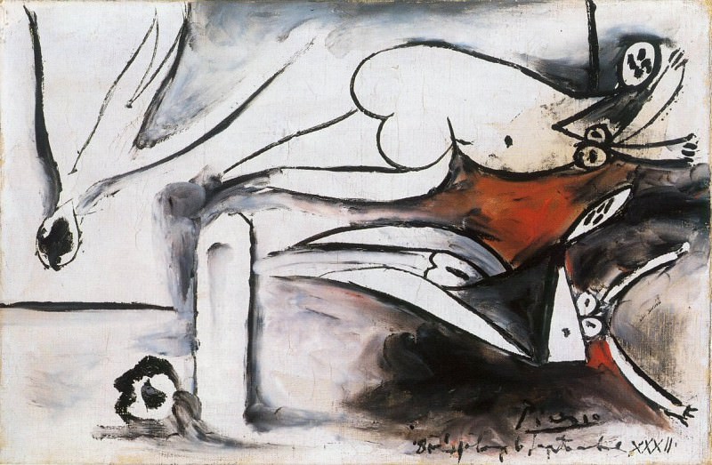 1932 Baigneuses. Pablo Picasso (1881-1973) Period of creation: 1931-1942